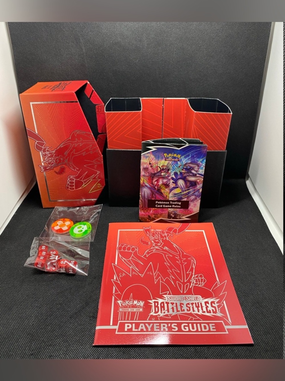 EMPTY Battle Styles Elite Trainer Box ETB dice markers rulebook player’s guide